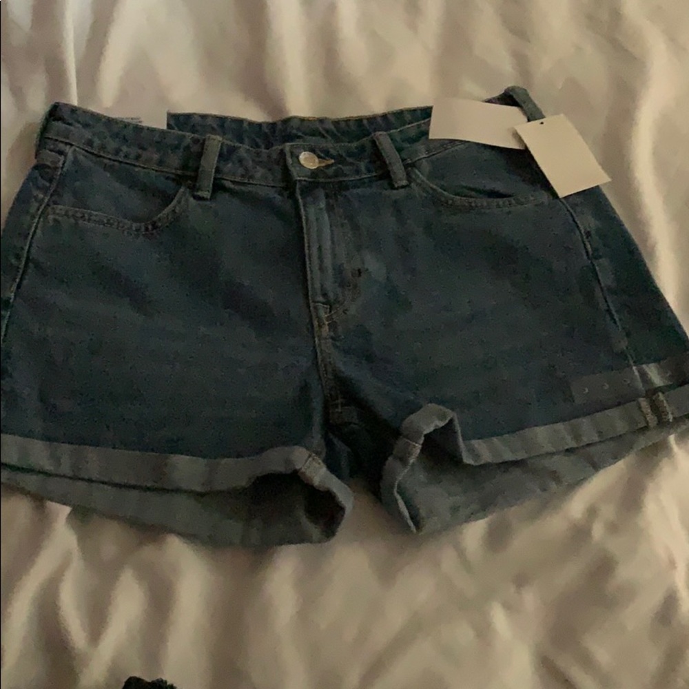 Denim shorts